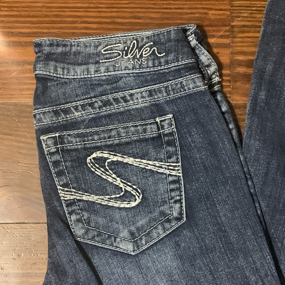 Silver Aiko Boot Cut Jeans